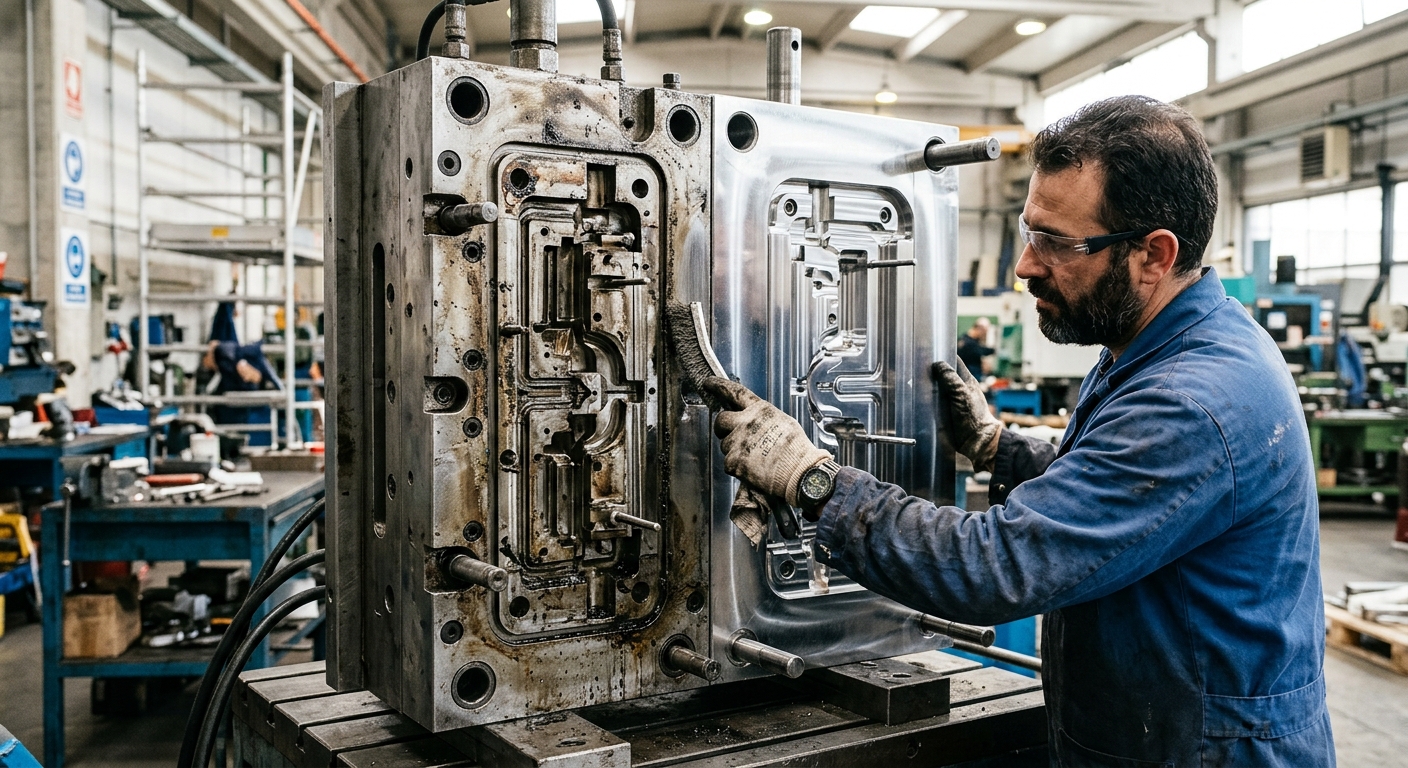 Nettoyage moule industriel cryog&eacute;nie plasturgie