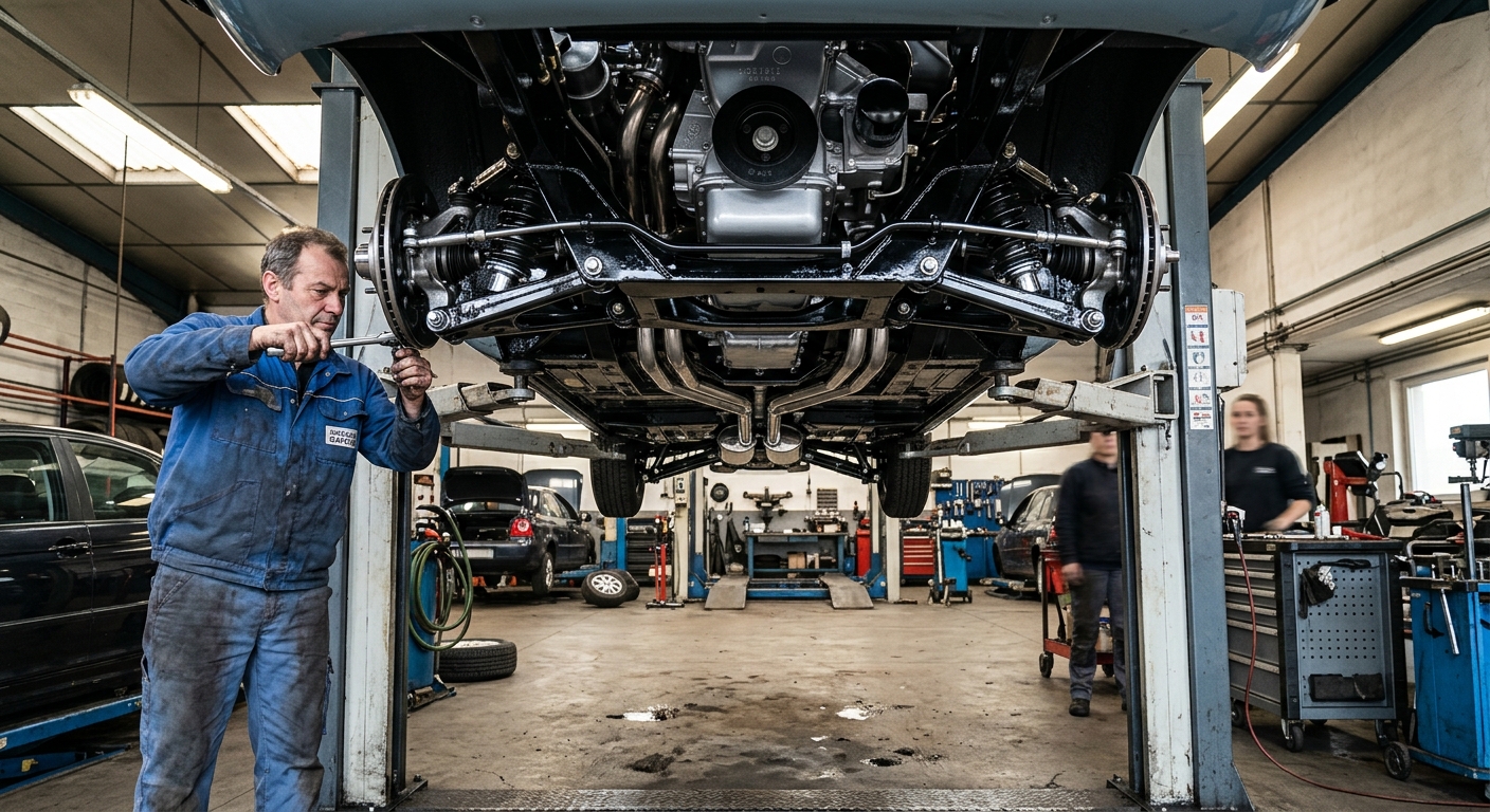 Restauration soubassement voiture Nice